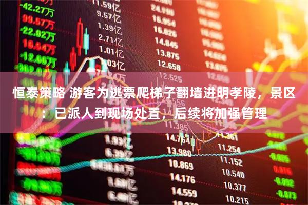 恒泰策略 游客为逃票爬梯子翻墙进明孝陵，景区：已派人到现场处置，后续将加强管理