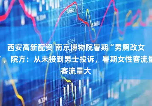 西安高新配资 南京博物院暑期“男厕改女厕”，院方：从未接到男士投诉，暑期女性客流量大